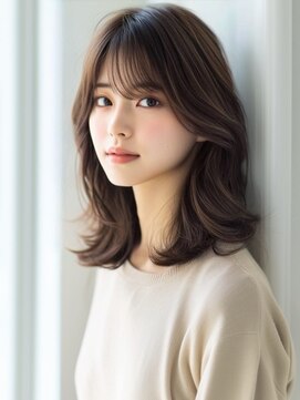 アルトリスト(Altruist Aging×HAIR&SPA) ★ダークアッシュ大人ガーリーボブ着物ミディアムレイヤーカット