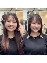 メゾンアクア 表参道(Maison ACQUA)&nbsp;外ハネボブ/切りっぱなしボブ/ミニボブ/ボブ/グレージュ