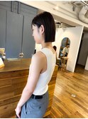 切りっぱなしボブ