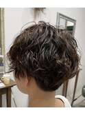 雰囲気◎ ショートパーマ