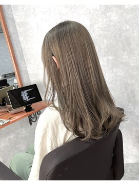 シールドヘアー 沖縄 新都心(C'LD Hair) 1ブリーチ＊グレージュカラー