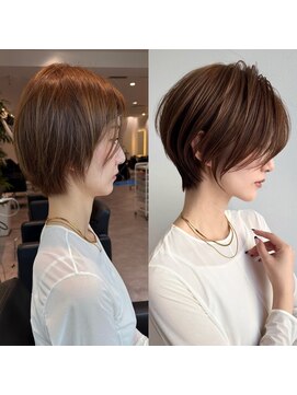 バンプ ギンザ(BUMP GINZA) 30代40代50代絶壁解消ひし形小顔前下がり大人ショートボブNAYU