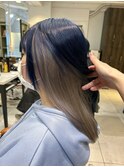 ブリーチ＆ダブルカラーデザインカラーインナーカラー池袋東口