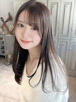 ミミバイカシュカシュ(mimi by cache cache)&nbsp;透明感チョコレートカラーレイヤーカット