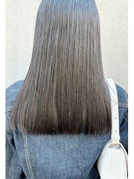 レジュアル(RESSUAL) 縮毛矯正ストレートくびれヘアアプリコットオレンジ