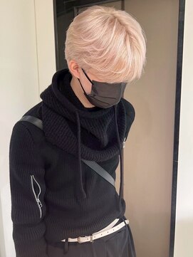 ペレ 梅田(PELE) サーフカール/スパイキーショート/ブルーブラック/梅田