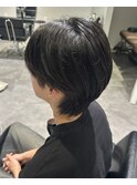 マッシュウルフ/センターパート/ニュアンス/メンズカット