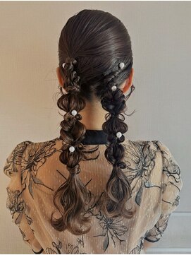 リムネ(RIMUNE) 編みおろしツイン/ツインヘア/編みおろし