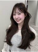 艶髪カラー/レイヤーカット/熊本美容室/上通り/韓国ヨシンモリ