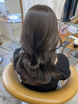 ロンドアジュール 横浜(Lond azur)&nbsp;オリーブグレー/ショートボブ/ココアベージュ/黒髪/小顔/横浜