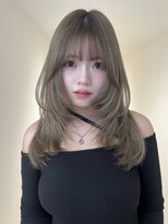 アイトーキョーエス 渋谷(AI TOKYO S)&nbsp;ハッシュカットロングレイヤー韓国レイヤーハッシュレイヤー