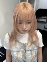 ココ 本八幡(KOKO)&nbsp;クールショート前髪イメチェンピンクベージュアンブレラカラー