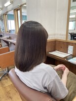 トップヘアー 中庄店(TOP HAIR fuapua) 縮毛矯正でツヤ髪ボリュームダウン