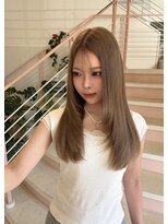 ワークスヘアー(WORKS HAIR)&nbsp;ブリーチカラー ミルクティーベージュ