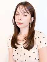 ビーチ(BEACH) ワンホンレイヤーカットミルクブラウンダークパープルヨシンモリ