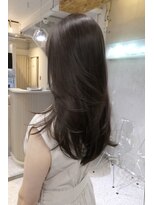 エル バイ ホーム(L by HOME)&nbsp;ココアベージュ×ワンカールで動くレイヤーカット