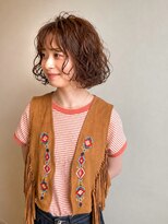 アン アイズ(ann EYES) ミニボブ ×小顔ウェーブパーマ