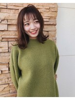 グリッター(Gritter)&nbsp;切りっぱなし☆ミディアムボブ