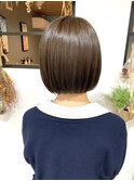 ミルクティーカラー/ボブ