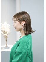 ノード(NODO) 【ツヤ髪ハイトーン】カーキベージュ