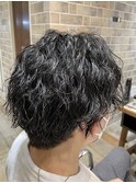メンズセンターパート☆ツイストスパイラルパーマ☆
