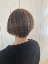 アドラーブル 女池店(adorable) 20代30代40代艶髪♪ハイライトグレージュ大人ボブ