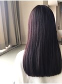 暗めピンのクパープル/髪質改善/ストレート