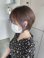 エイト 沖縄豊崎店(EIGHT toyosaki) 【EIGHT 豊崎】お客様スタイル_ショート×イヤリングカラー