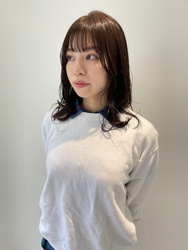 ハッチ(HACCH) 前髪あり大人くびれミディ20代30代40代　HACCH