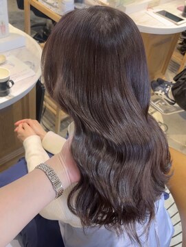 ロンド シャルム 吉祥寺(Lond charme) INOA艶カラー lavenderカラー ふんわりカール