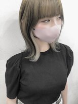 マイレ(maile)&nbsp;【maile】ブリーチあり/オリーブベージュ/インナーホワイト