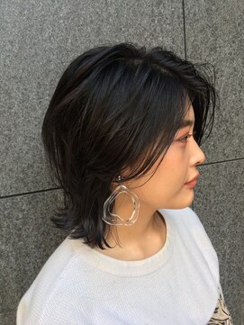アンソリット ボーテ(INSOLITE BEAUTE) ボブウルフ白髪染め白髪ぼかし30代40代50代60代広尾/恵比寿