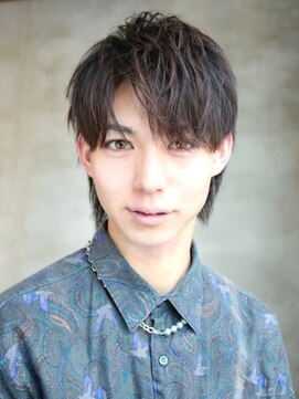 クロト 福岡本店(KUROT) ツーブロック刈り上げビジネス短髪束感黒髪アップバング