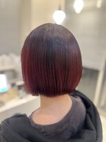 シャルム バイ アローズ 久留米店(CHARM BY AROSE)&nbsp;20代30代40代50代大人可愛いモーヴカラー×パツッとボブ