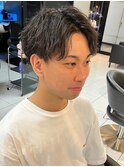 ツイストスパイラルパーマ メンズカット メンズパーマ 眉毛