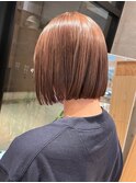切りっぱなしタッセルボブオリーブベージュミルクティーベージュ