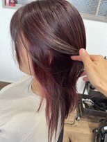 ヘアーズラボ(Hair’s Lab.)&nbsp;レイヤー×インナーピンク