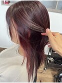 レイヤー×インナーピンク