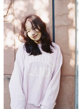 メロウ(MELLOW) ブリーチ無し　ビビットピンクボルドー