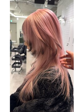 モニカ 原宿店(MONIQA) 裾カラー×ピンク