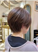 ウェーブミディアム似合わせカットメルティカラー縮毛矯正北千住