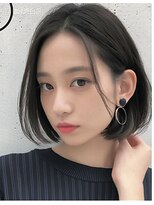 レヴ 草加店(LEV.)&nbsp;前髪カタログウェーブパーマアンブレラカラー