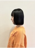 ぱつっとボブ