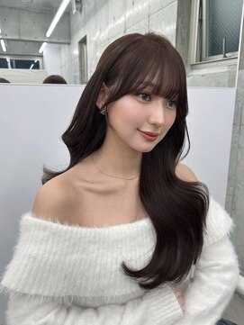 フォンズ(FONS) ショコラカラー/レイヤーカット/艶カラー/韓国風ヘア