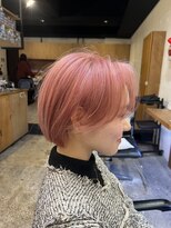 エム(EM) ペールピンク/デジタルパーマ/チェリーブラウン/下北沢