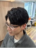 波巻パーマ アップバンク
