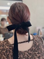 ヘアセット/お呼ばれヘア/結婚式/参列/編み下ろし/編み込み