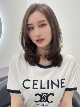 ノイズオオサカ 天王寺店(NOISM OSAKA) 20代30代40代フェイスフレーミングカラーロングウルフ外ハネボブ