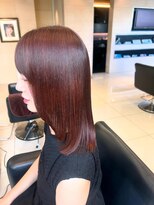 エアー 神戸(AIR)&nbsp;顔まわりレイヤー＊レッドブラウン＊暖色カラー