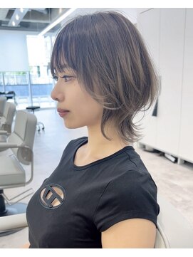 ダブルトーキョー シブヤ(W-TOKYO SHIBUYA) 横顔美人度UP☆ミニウルフ ウルフカット ウルフ ネオウルフ